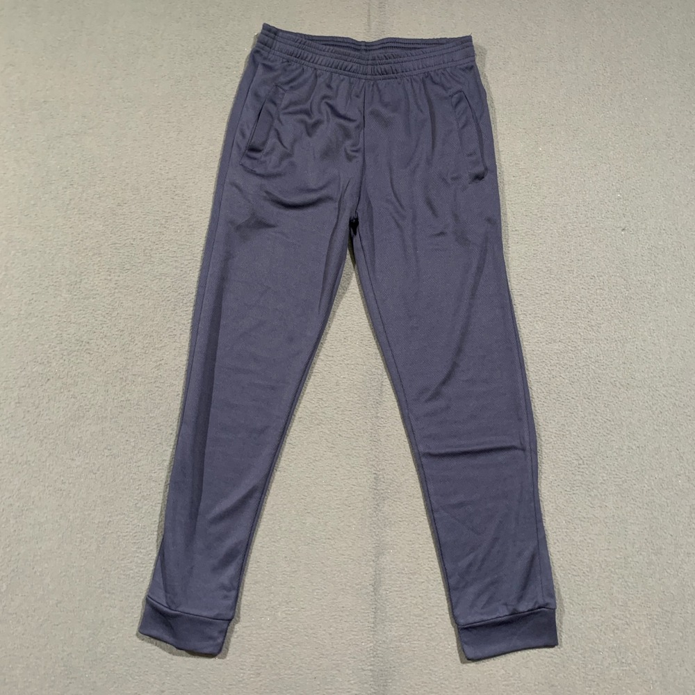 Real Essentials Joggers Boys Medium 3 Pack Black Navy Gray Camo Athletic Pants - Picture 4 of 8